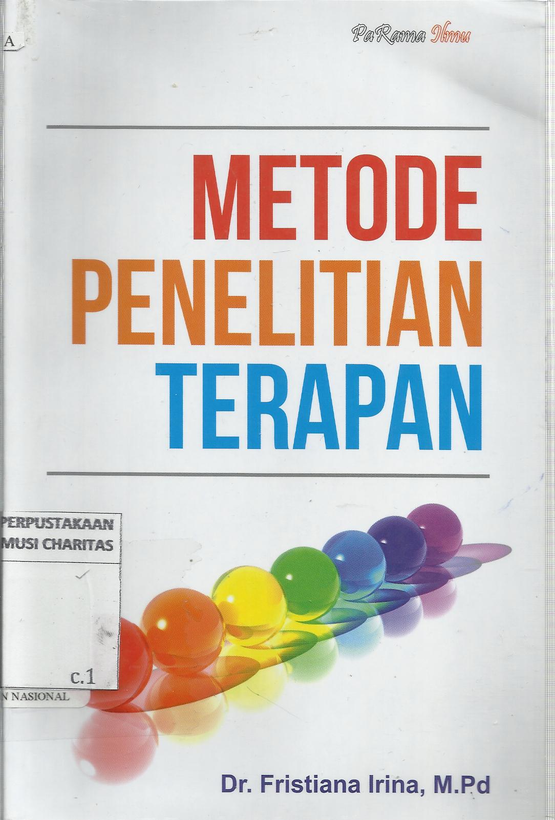 Metode Penelitian Terapan