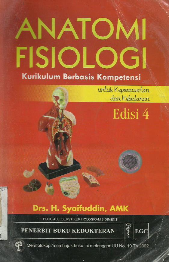 Anatomi Fisiologi Kurikulum Berbasis Kompetensi Untuk Keperawatan dan Kebidanan