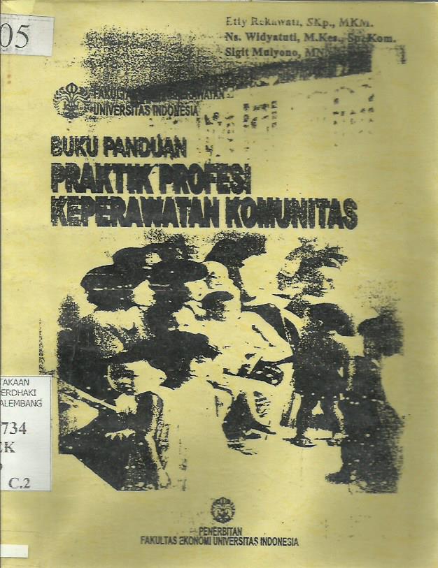 Buku Panduan Praktik profesi Keperawatan komunitas