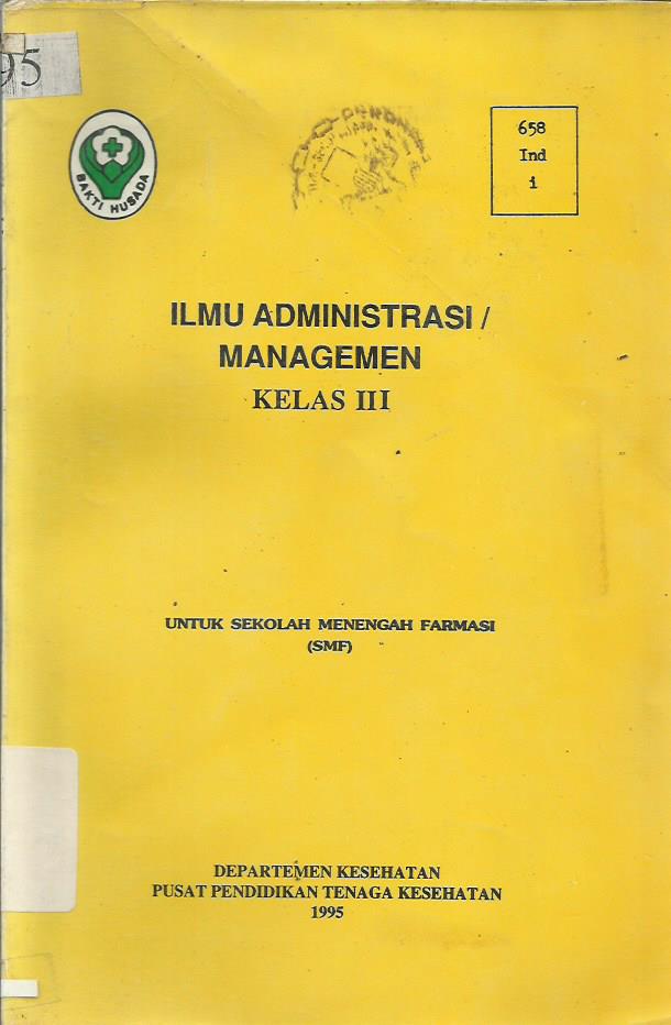 Ilmu Administrasi/Managemen Kelas III