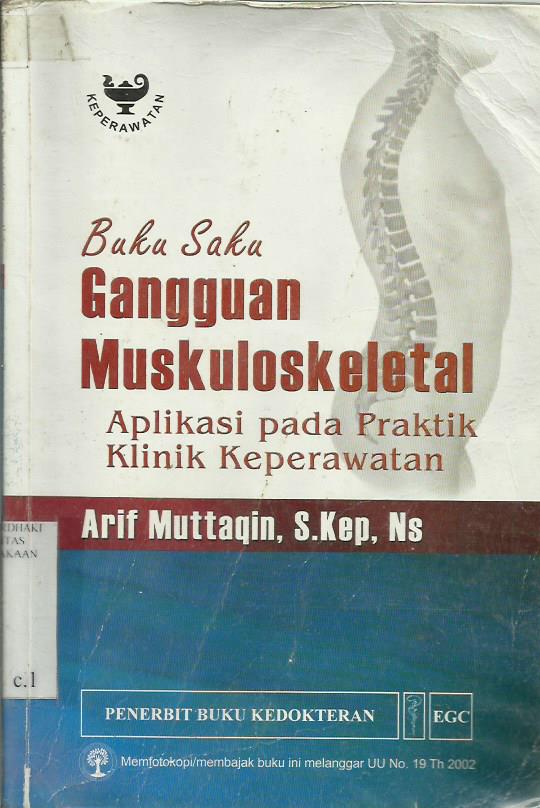 Buku Saku Gangguan Muskuloskeletal Aplikasi Pada Praktik Klinik Keperawatan