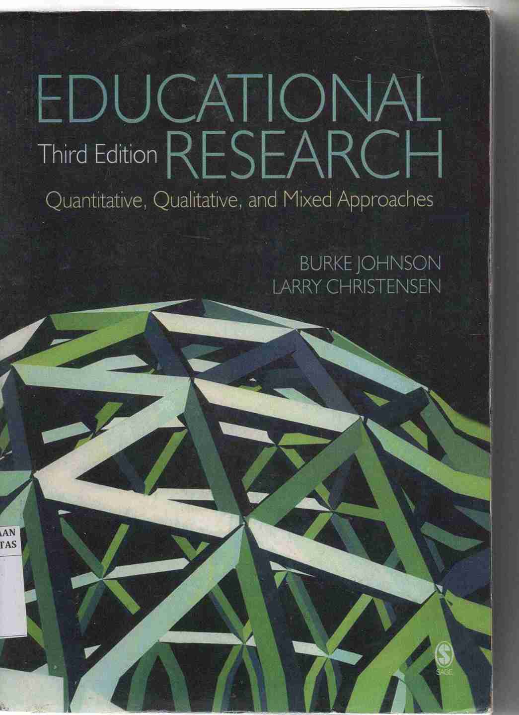 Educational Research : Quantitative, Qualitative and Mixed Approaches