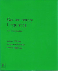 Contemporary linguistics an introduction