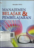 MANAJEMEN BELAJAR & PEMBELAJARAN
