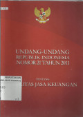 Undang-Undang Republik Indonesia Nomor 21 Tahun 2011 Tentang Otoritas Jasa Keuangan