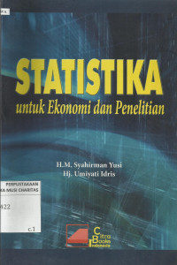 Statistika : untuk Ekonomi dan Penelitian