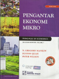 Pengantar Ekonomi Mikro (Principles of Economics), Volume 1