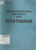 Undang-undang Republik Indonesia Nomor 3 Tahun 2017 Tentang Sistem Perbukuan