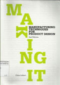 Making it : Manufacturing Techniques for Product Design