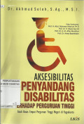 Aksesibilitas Penyandang Disabilitas terhadap Perguruan Tinggi