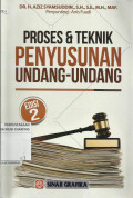 Proses & Teknik Penyusunan Undang-Undang