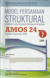 Model Persamaan Struktural : Konsep dan Aplikasi dengan Program AMOS 24: Update Bayesian SEM