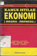 Kamus istilah ekonomi : Inggris - Indonesia