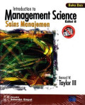 Introduction to management Science : Sains Manajemen 2