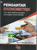 Pengantar Ekonometrik: Teori dan Aplikasi dengan Perangkat Lunak Minitab