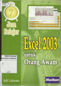 7 Jam Belajar Excel 2003 untuk orang awam