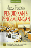 Metode Penelitian Pendidikan & Pengembangan