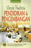 Metode Penelitian Pendidikan & Pengembangan