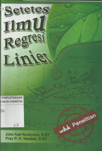 Setetes Ilmu Regresi Linier