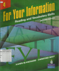 For Your Information : Reading and Vocabulary Skills 4