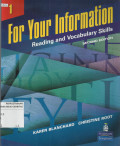 For Your Information : Reading and Vocabulary Skills 1
