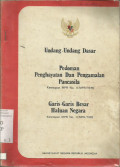 Undang-Undang Pedoman penghayatan Dan pengamalan Pancasila Ketetapan MPR No. II /MPR/1978.,Garis-garis Besar Haluan Negara