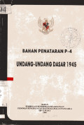Bahan Penataran P-4 Undang-Undang Dasar 1945