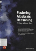 Fostering Algebraic Reasoning : Getting a Head Start