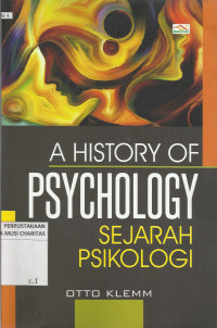A History of Psychology (Sejarah Psikologi)