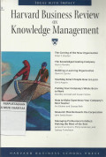 Harvard Business Review on Knowledge Management