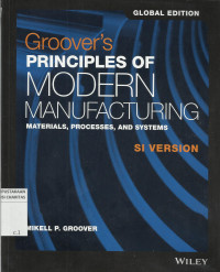 Groover's Principles of Modern Manufacturing : Materials, Processes, and Systems: SI Version