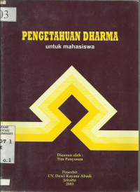Pengetahuan Dharma untuk Mahasiswa