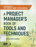 A Project Manager's Book of Tools and Techniques