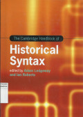 The Cambridge Handbook of Historical Syntax