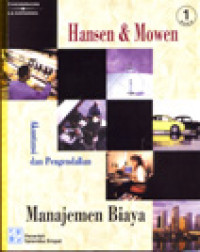 Manajemen Biaya 1 : Akuntansi dan Pengendalian