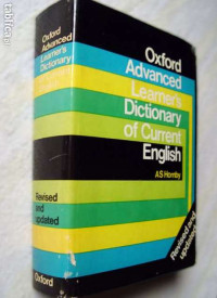 Oxford advanced learner's dictionary of current English