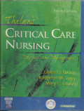 Thelan's Critical Care Nursing Diagnosis and Management