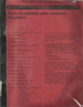 Care Of Patients With Common Disorders Section 1