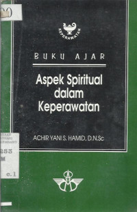Buku Ajar Aspek Spiritual Dalam Keperawatan