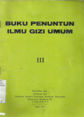 Buku Penuntun Ilmu Gizi Umum III