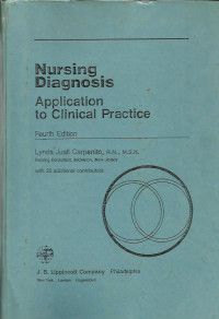 Nursing Diagnosis Application to Clinical Practice