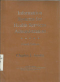 Information Systems For Health Services Administration