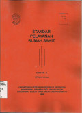 Standar Pelayanan Rumah Sakit
