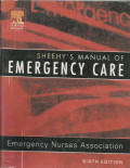 Sheehy's Manual of Emergency Care