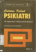 Catatan Kuliah Psikiatri (Notes On Psychiatry)