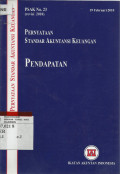 Pernyataan Standar Akuntansi Keuangan: Pendapatan