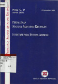 Pernyataan Standar Akuntansi Keuangan: Investasi Pada Entitas Asosiasi