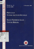 Pernyataan Standar Akuntansi Keuangan: Bagian Partisipasi Dalam Ventura Bersama