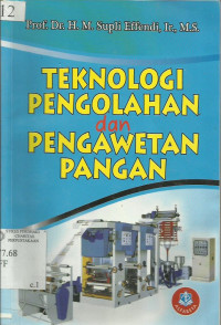 Teknologi Pengolahan dan Pengawetan Pangan