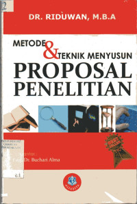 Metode & Teknik Menyusun Proposal Penelitian